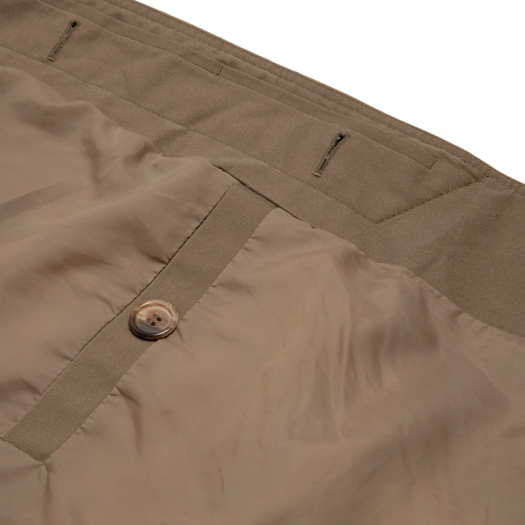 ? (France) Tergal Canvas Weave Revere Collar Balmacaan Coat : XL