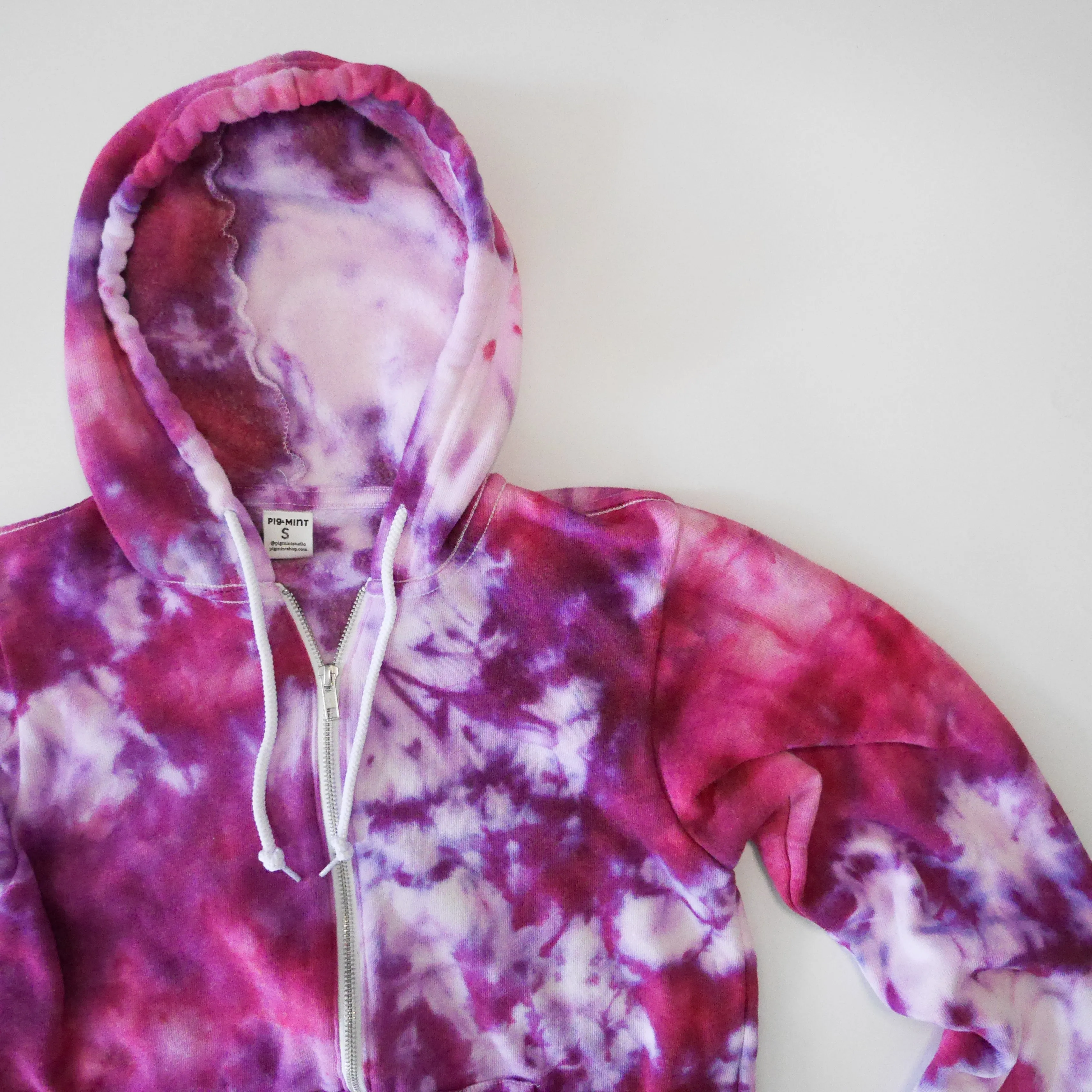 Adult Tie-Dye Zip-Up Hoodie Sweatshirt