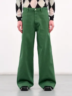 Corduroy Jeans (B25K6PT001-GREEN)