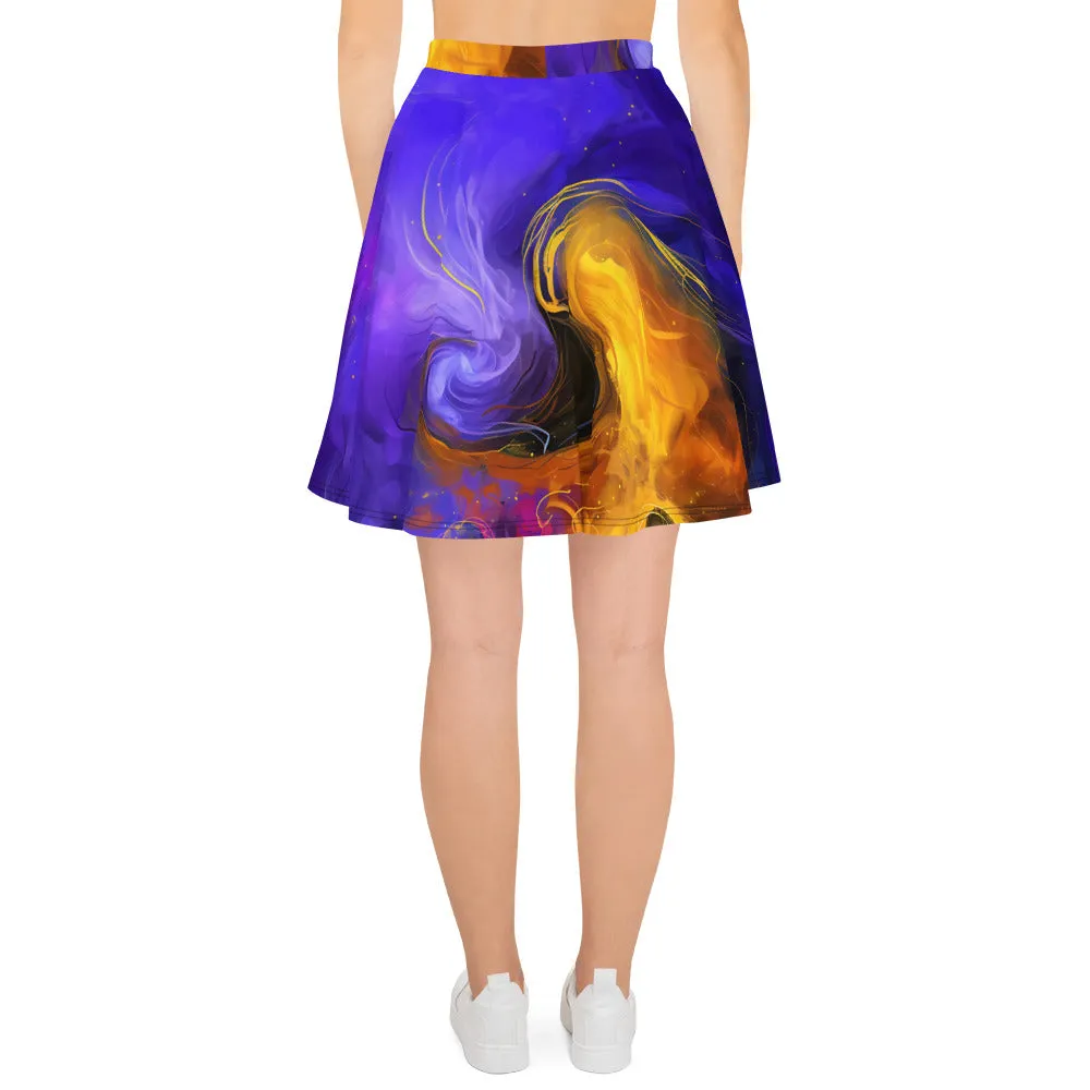 Cosmic Grace Awakening Skater Skirt