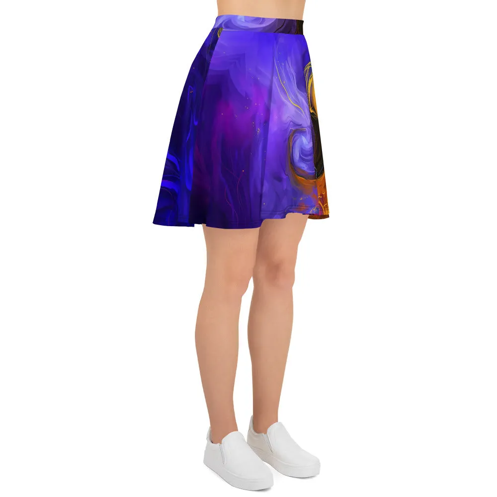 Cosmic Grace Awakening Skater Skirt
