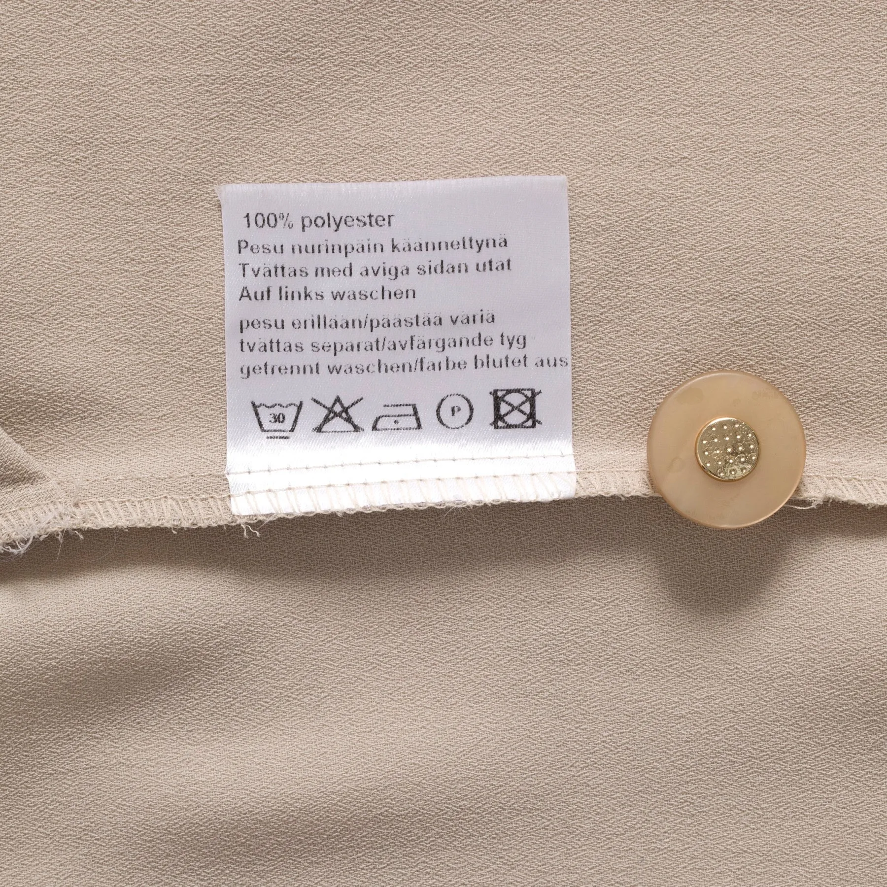 Crêpe Weave Collarless Armseye Swagger Coat