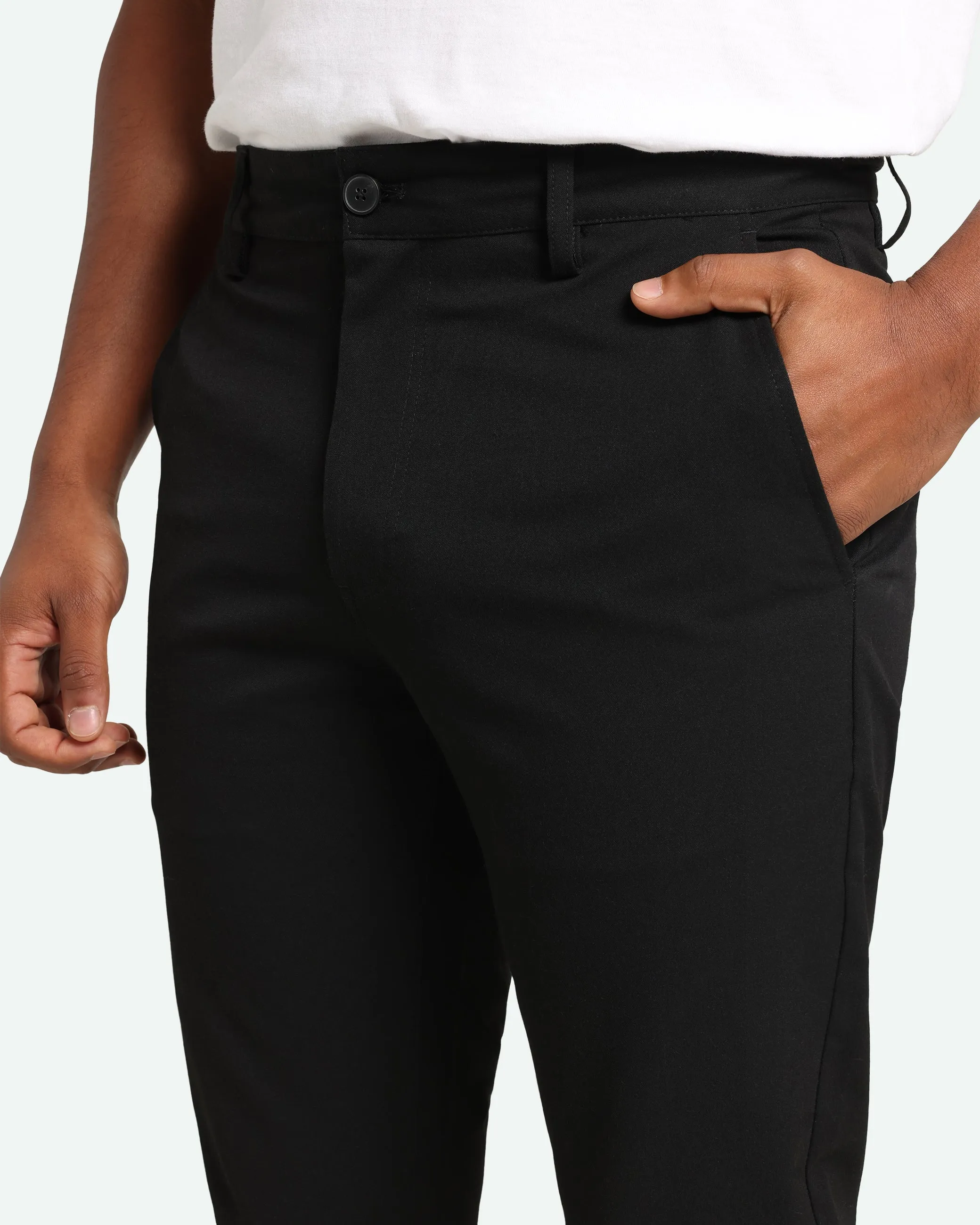Deacon chino pants 3808 - Black
