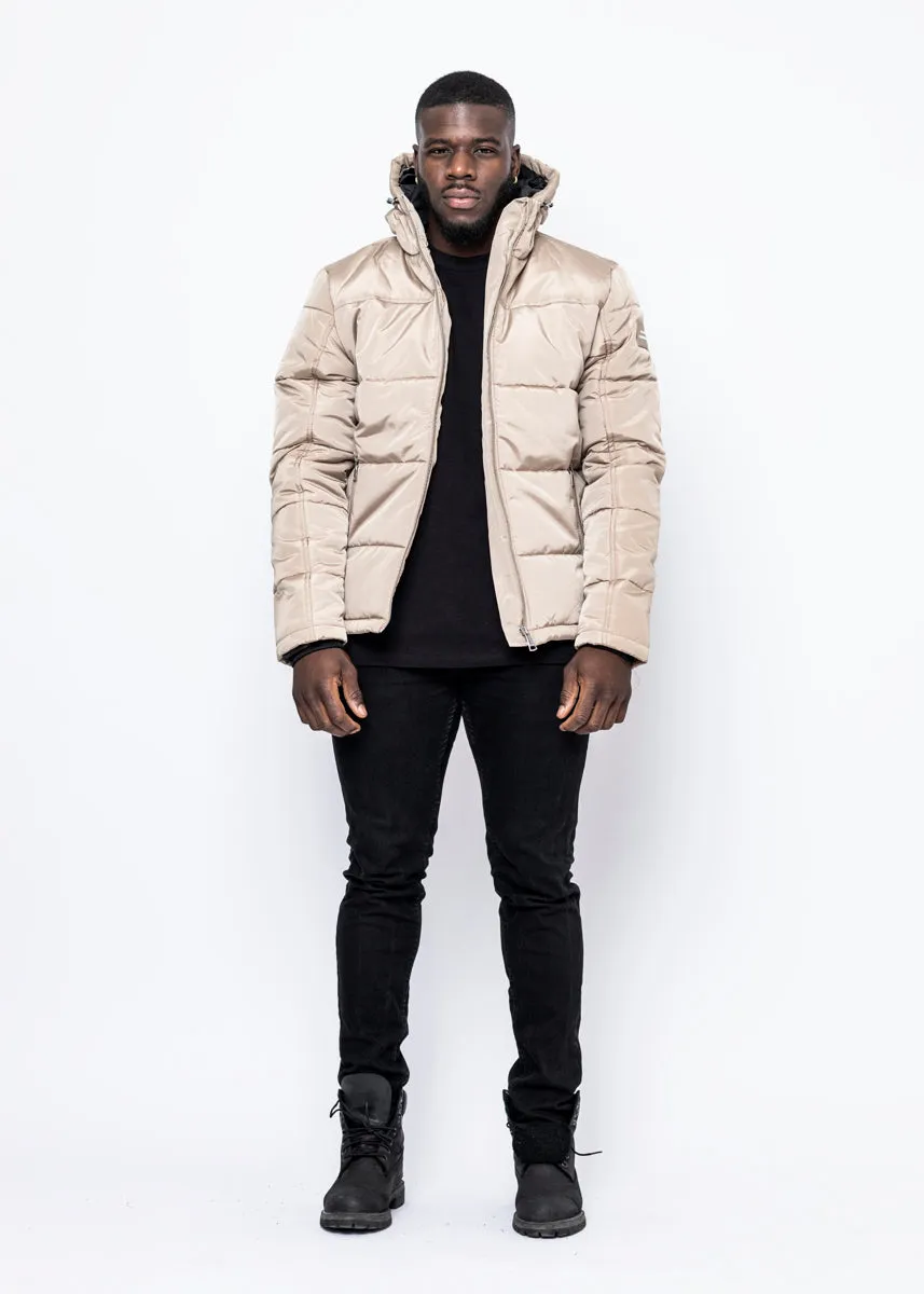 DOWN JACKET - BEIGE