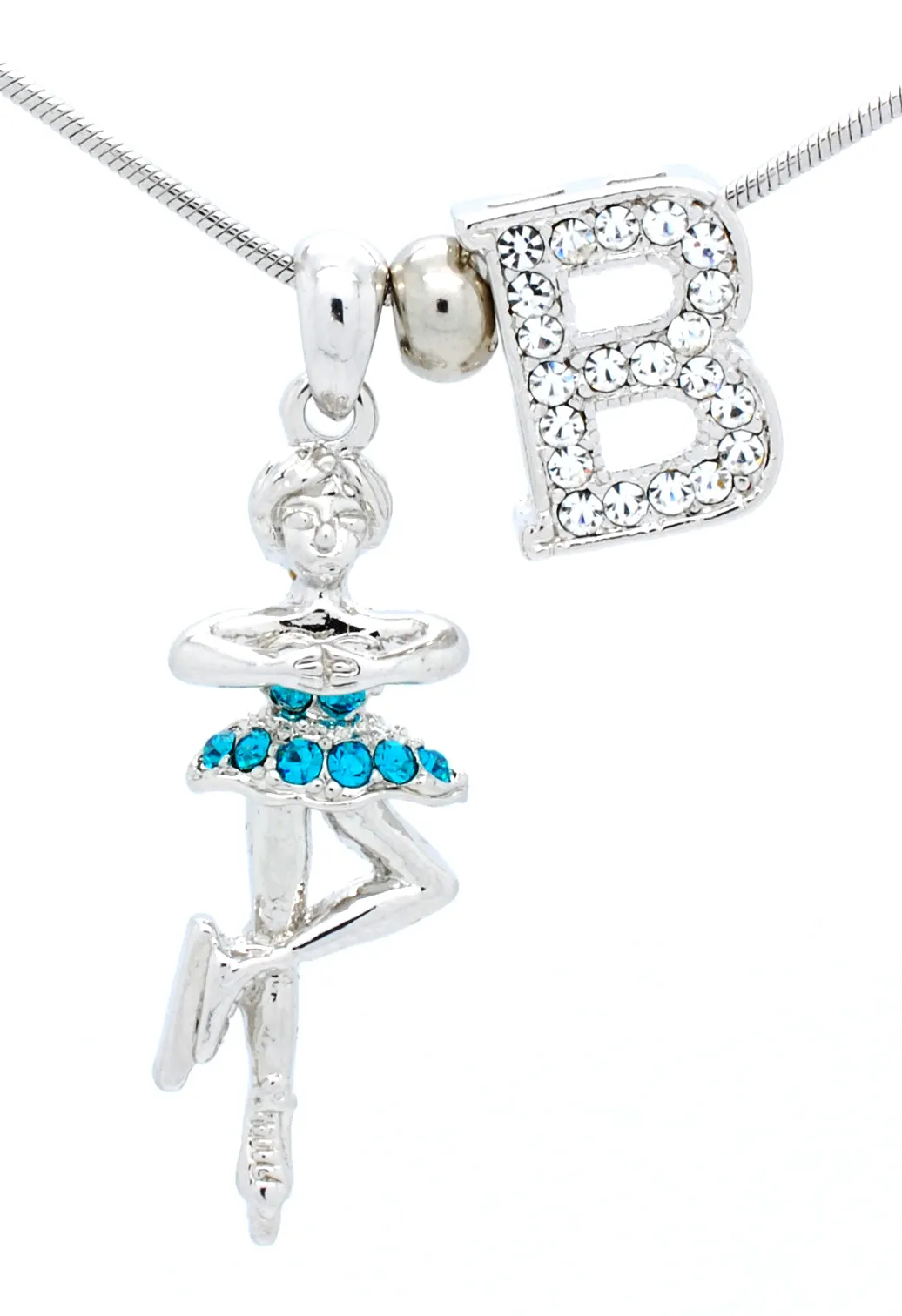Figure Skater Spinning Necklace