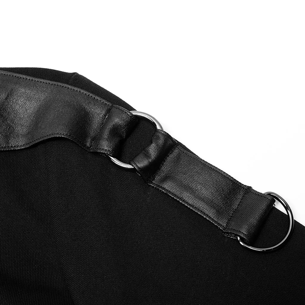 Gothic V-Neck Long Sleeve Hoodies