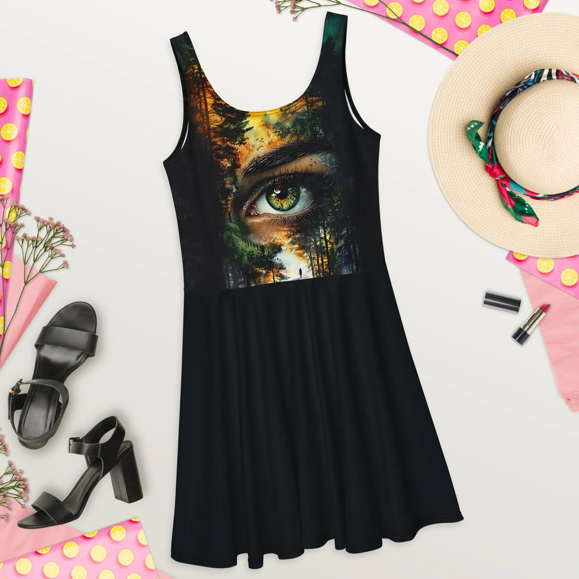 Inner Awakening Skater Dress