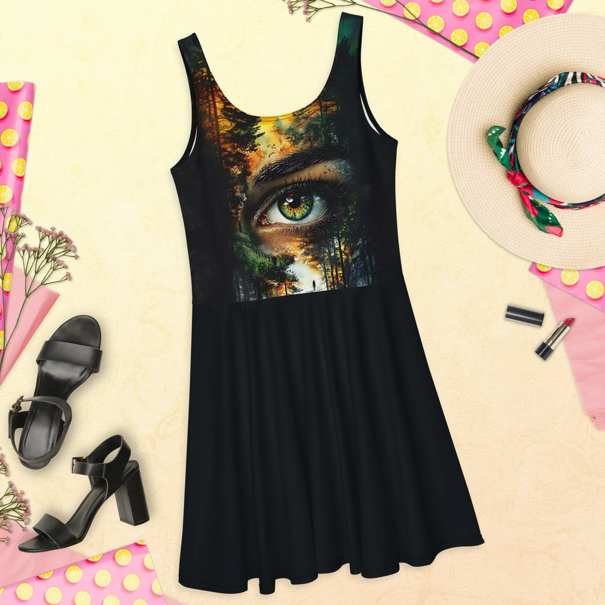 Inner Awakening Skater Dress