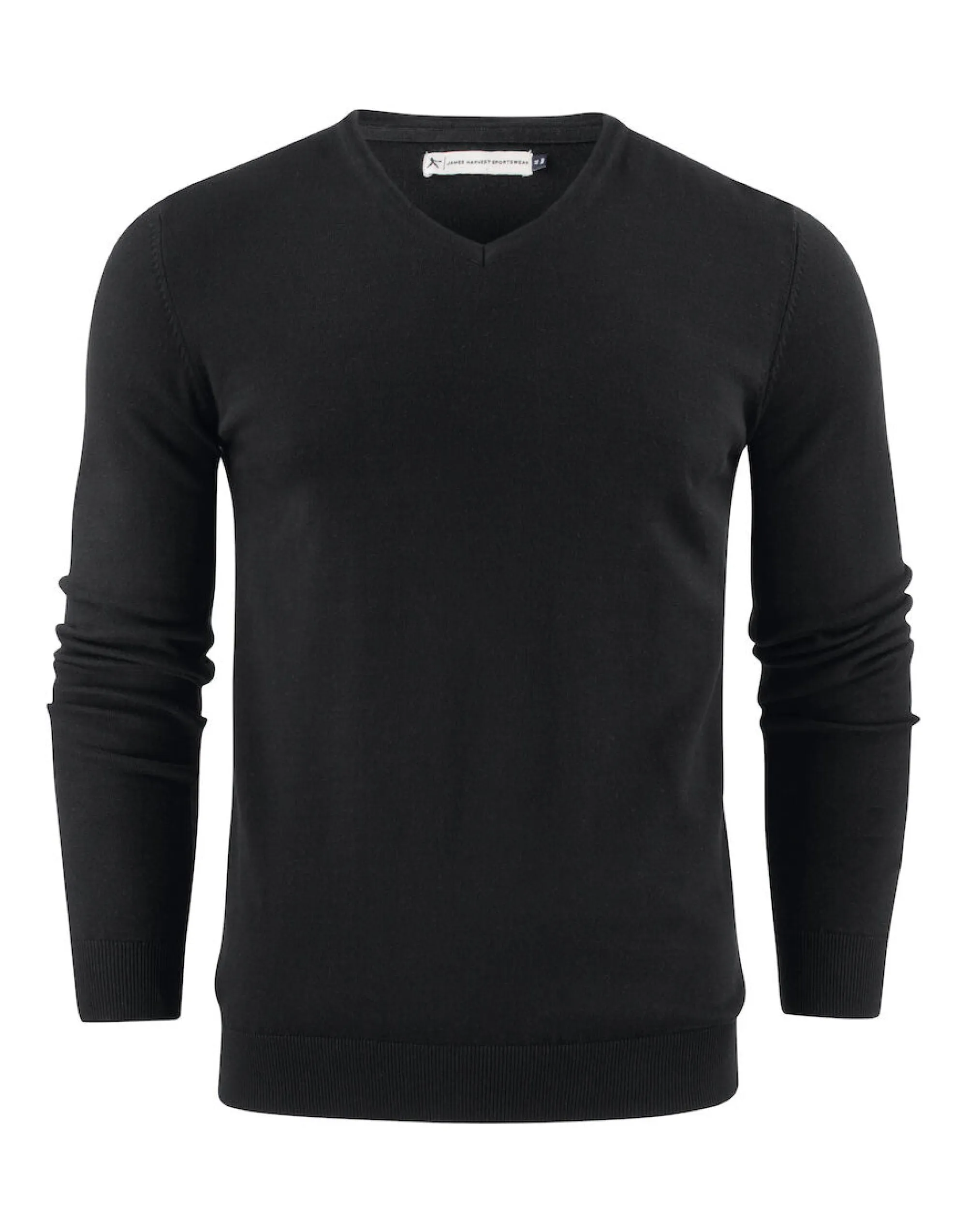James Harvest Ashland V-Neck Knit Sweat