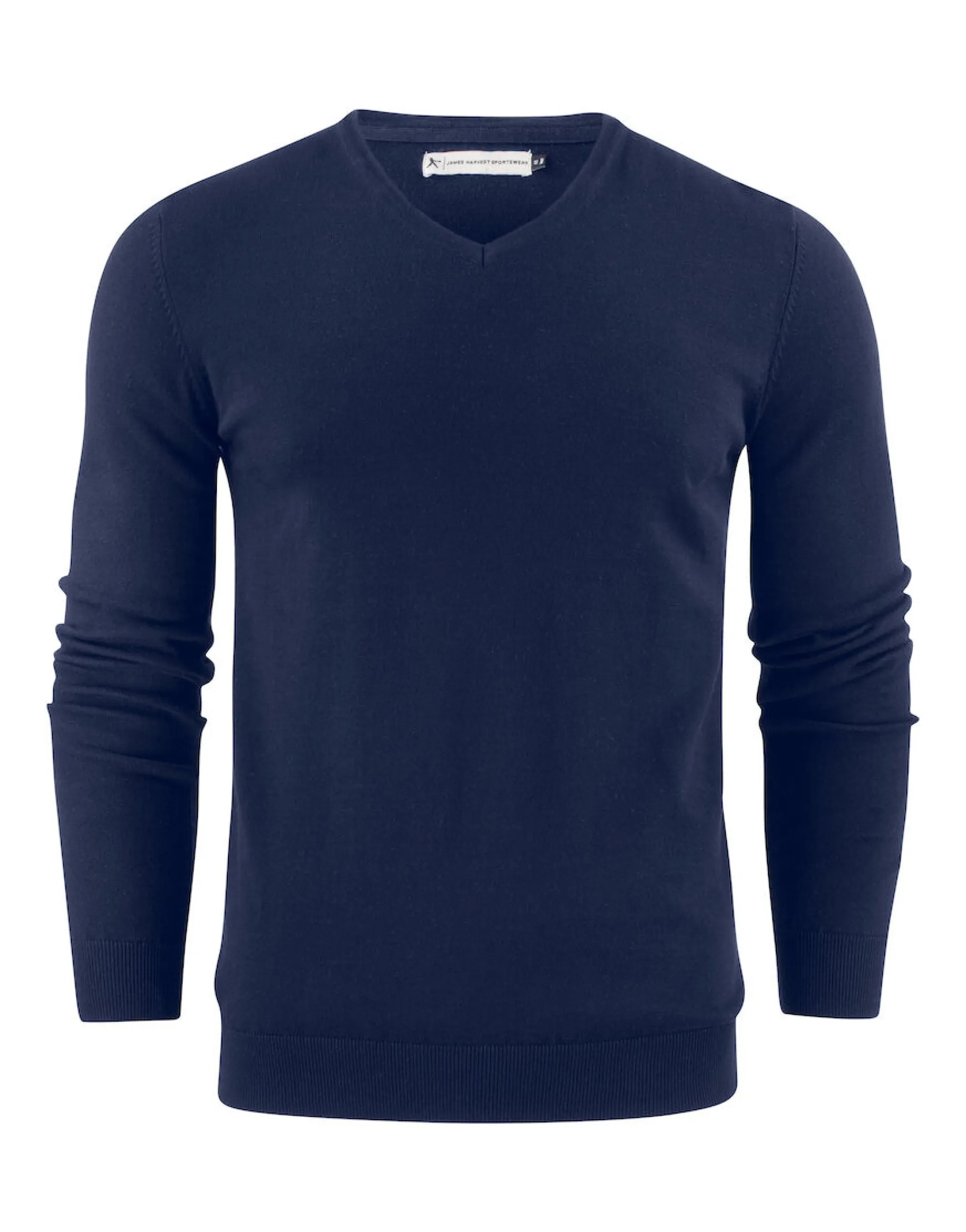 James Harvest Ashland V-Neck Knit Sweat