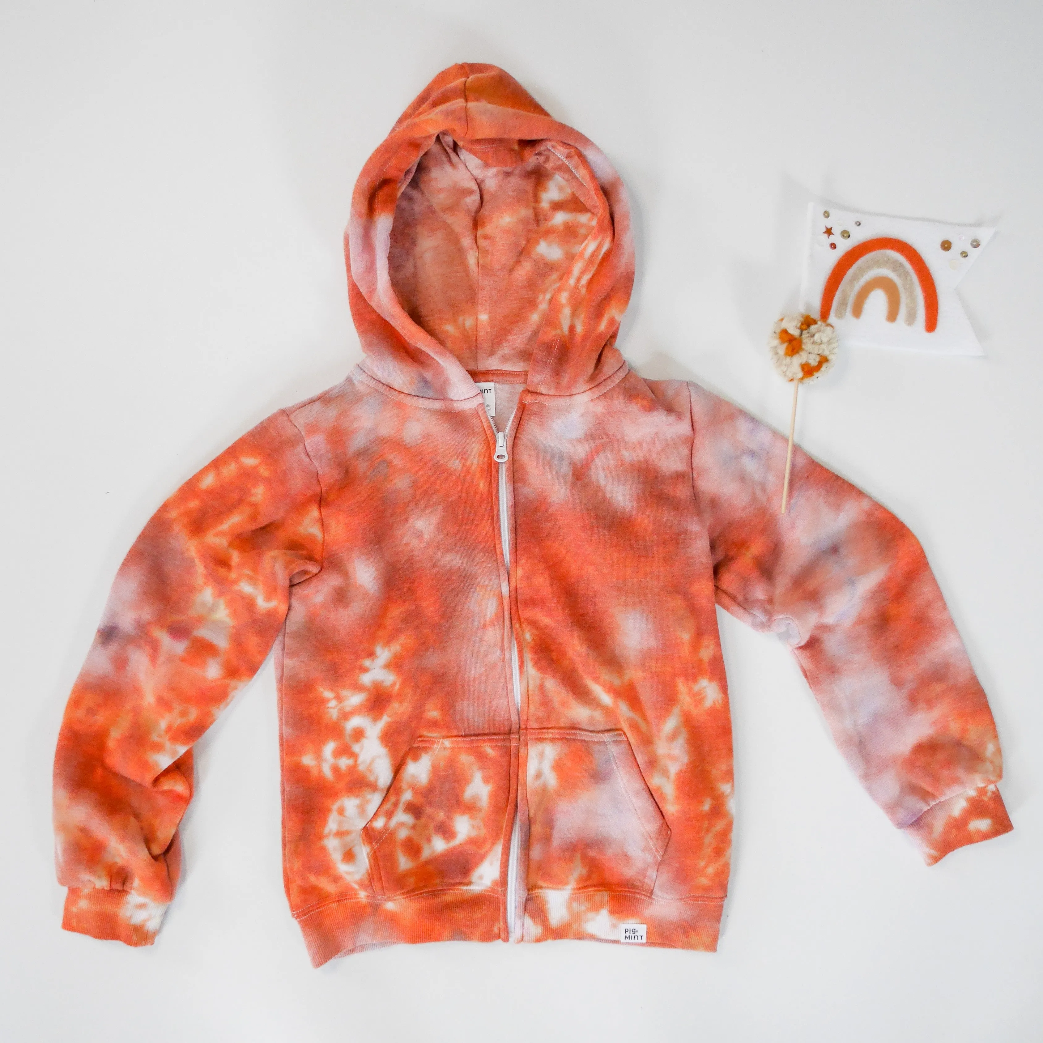 Kids Tie-Dye Full-Zip Hoodie
