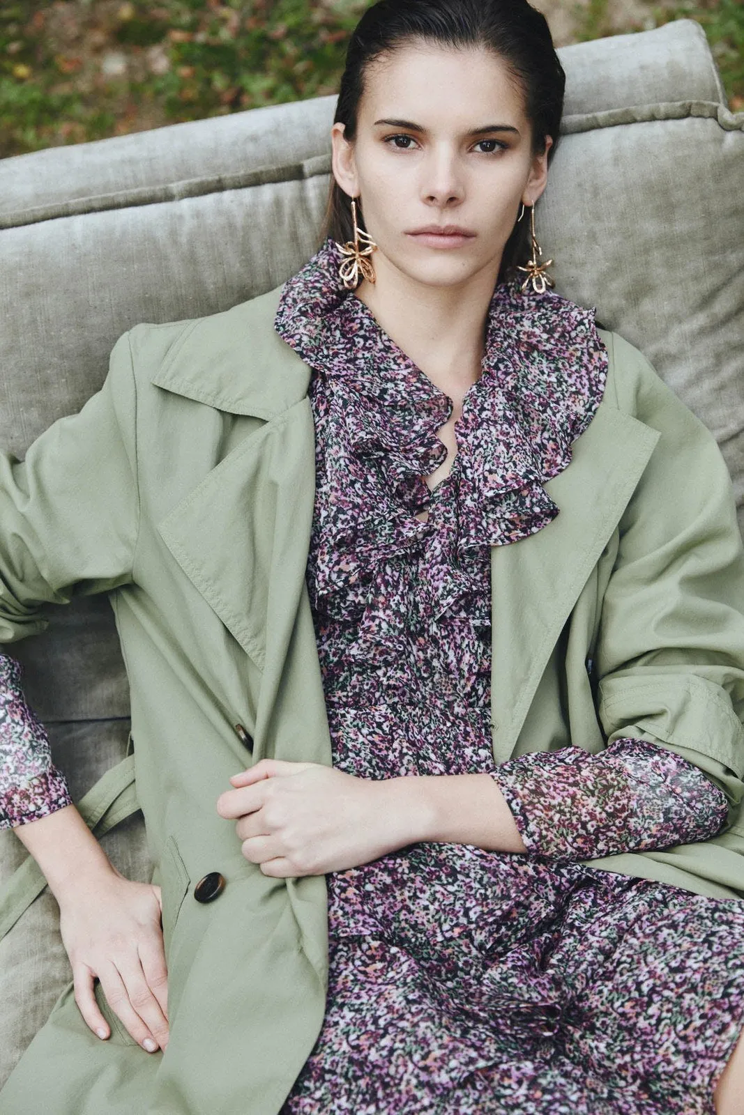 Lightweight trench coat - Khaki