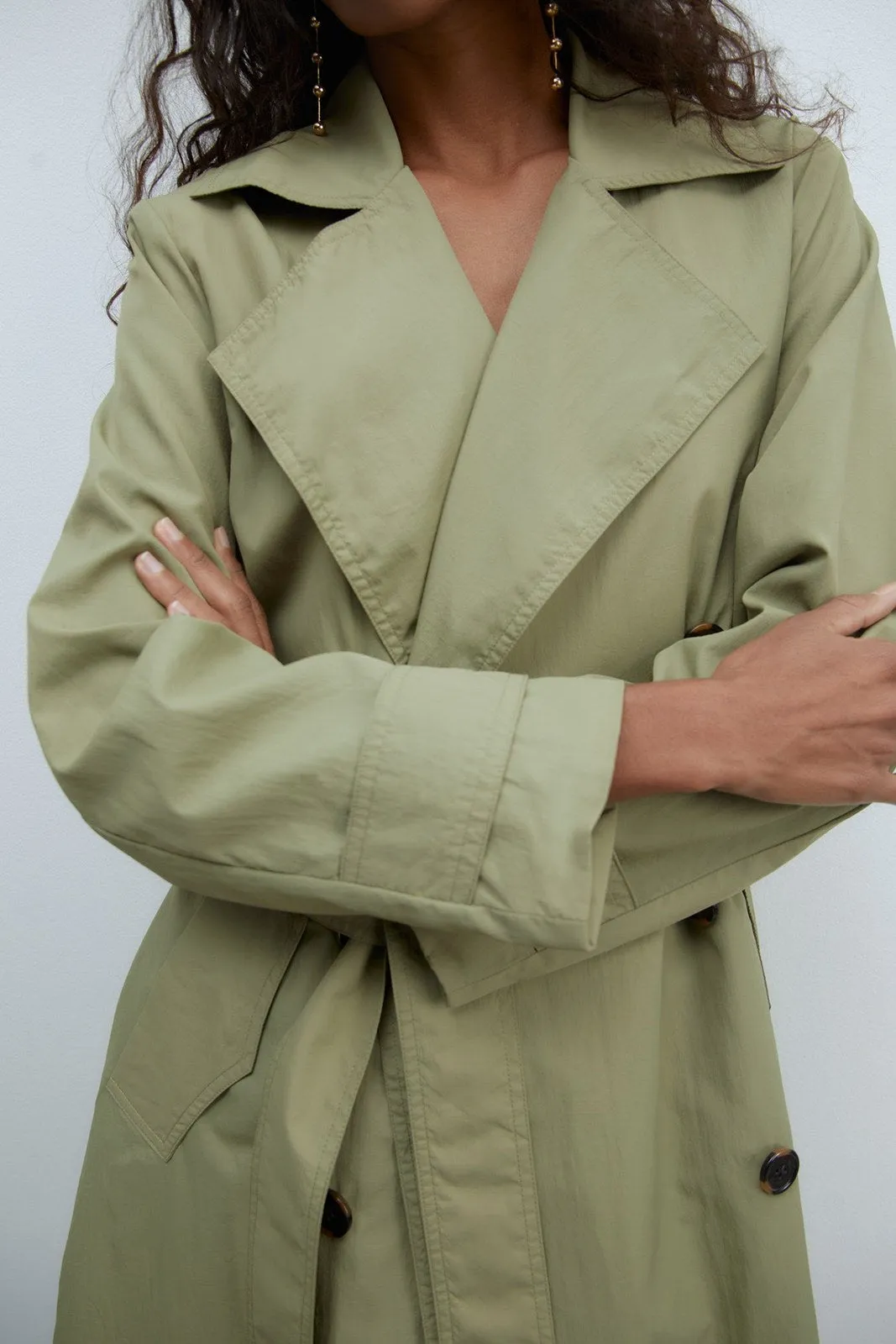 Lightweight trench coat - Khaki