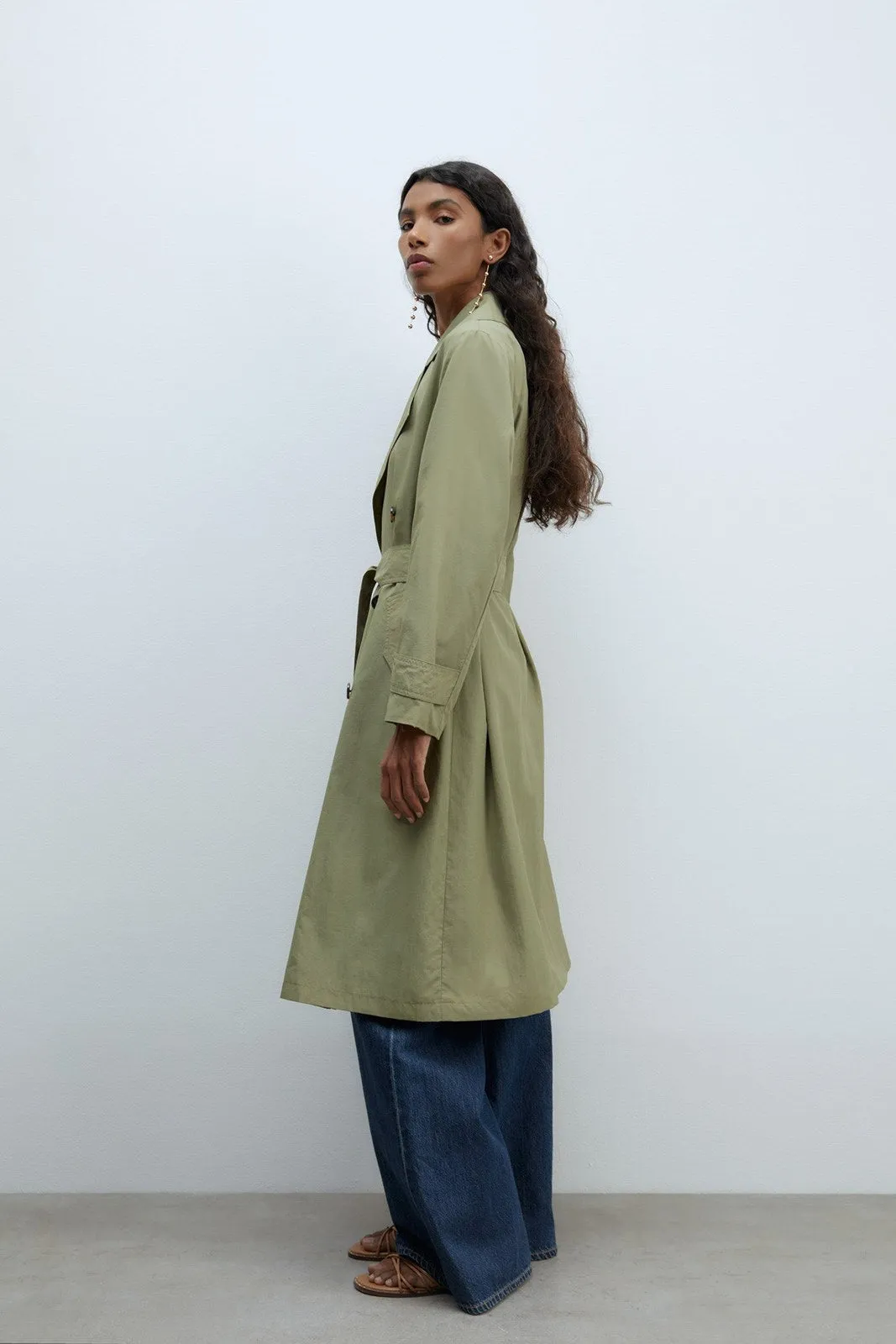 Lightweight trench coat - Khaki