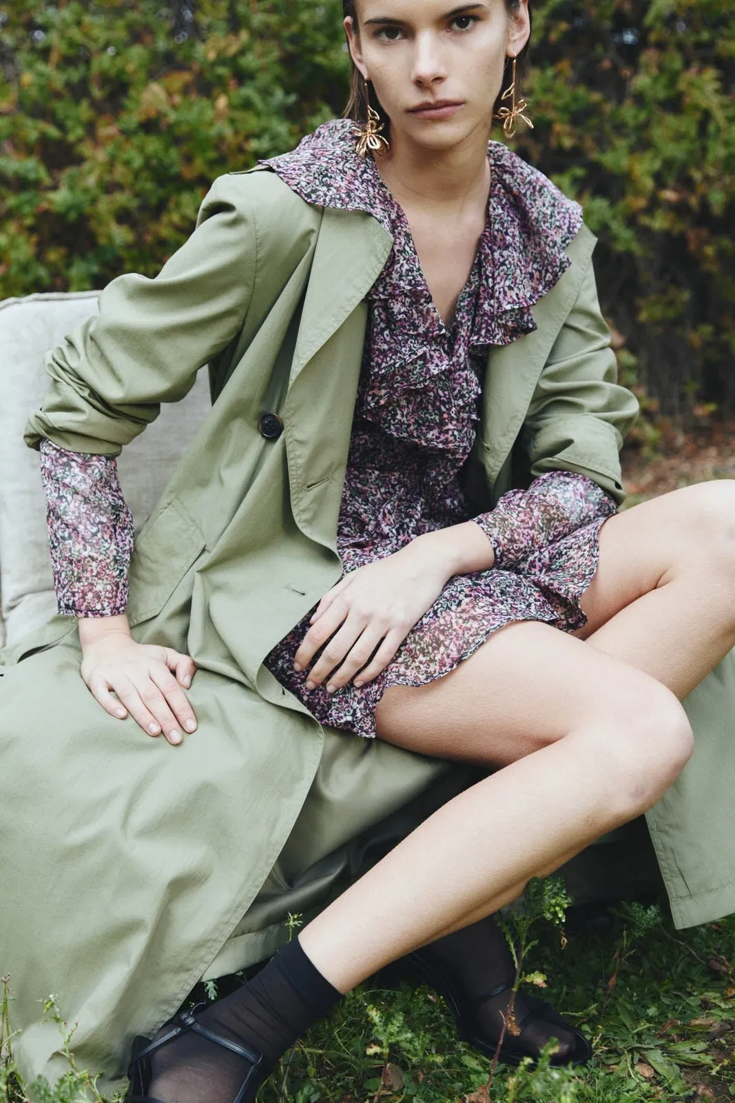 Lightweight trench coat - Khaki