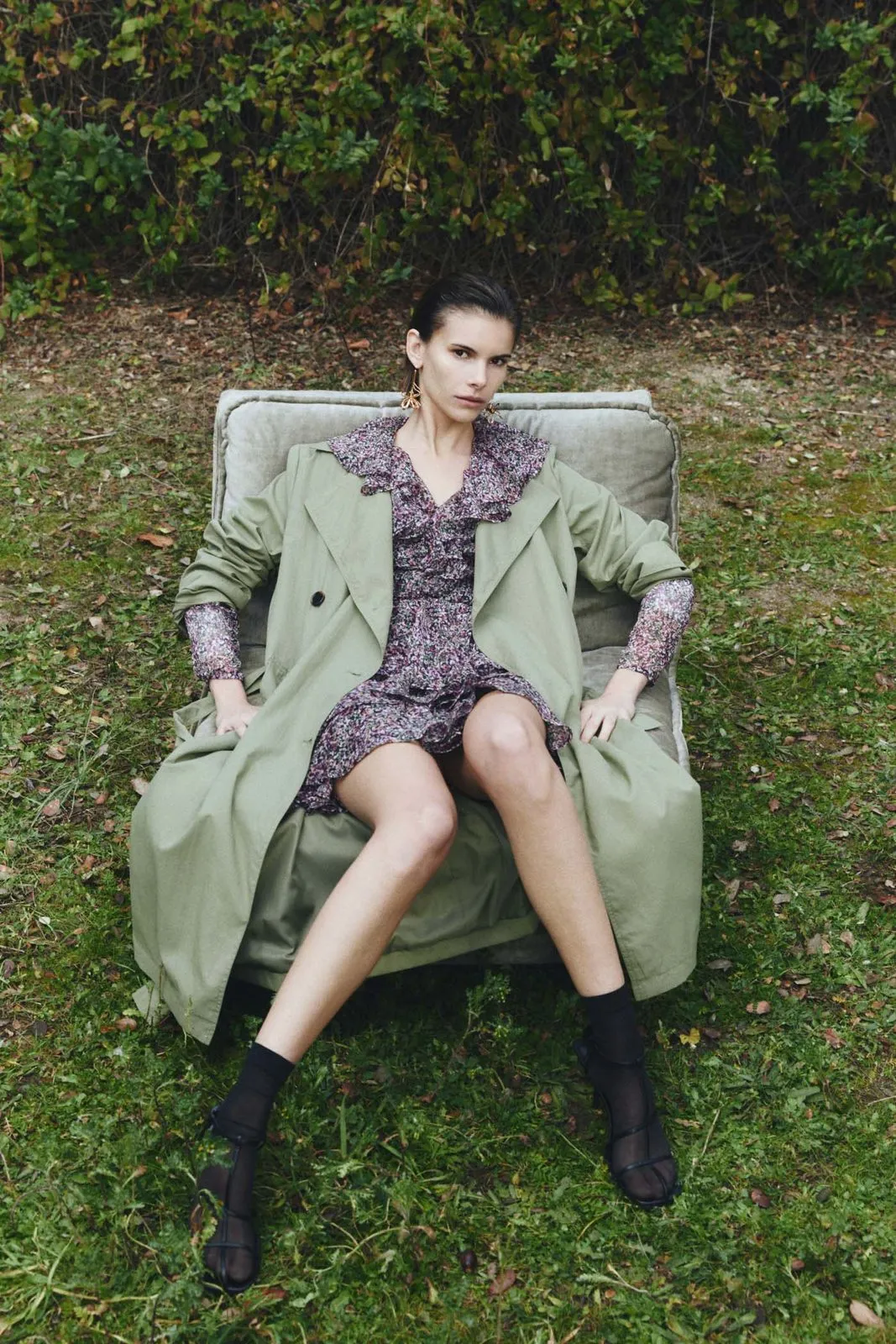 Lightweight trench coat - Khaki