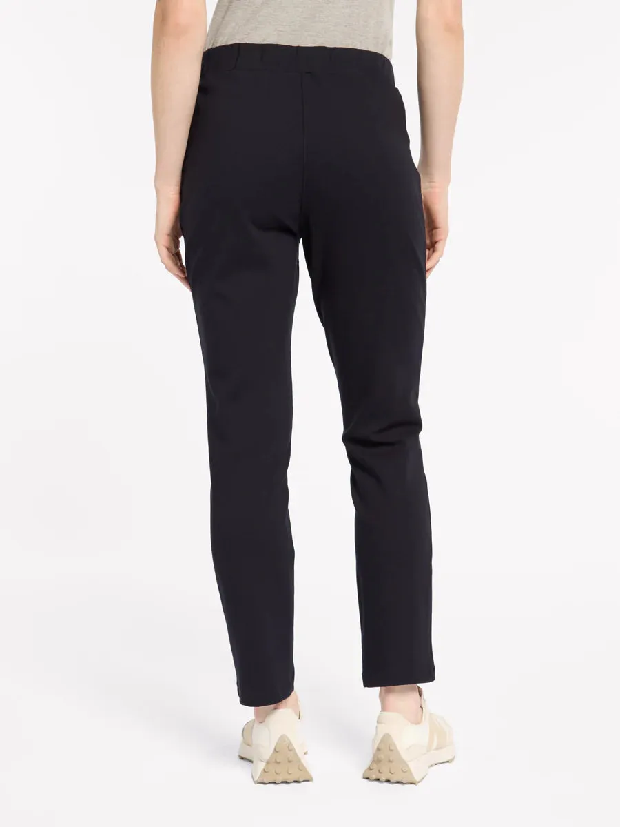 Marco Polo- Full Length on Ponte Pant-Navy