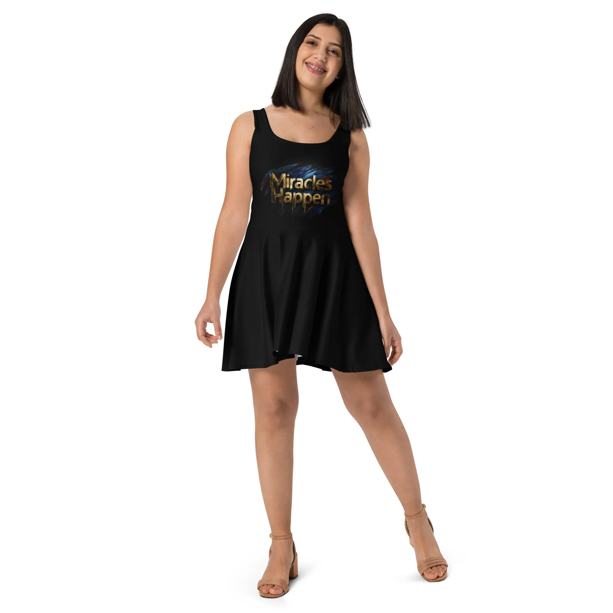 Miracles Happen: Infinite Possibilities Skater Dress
