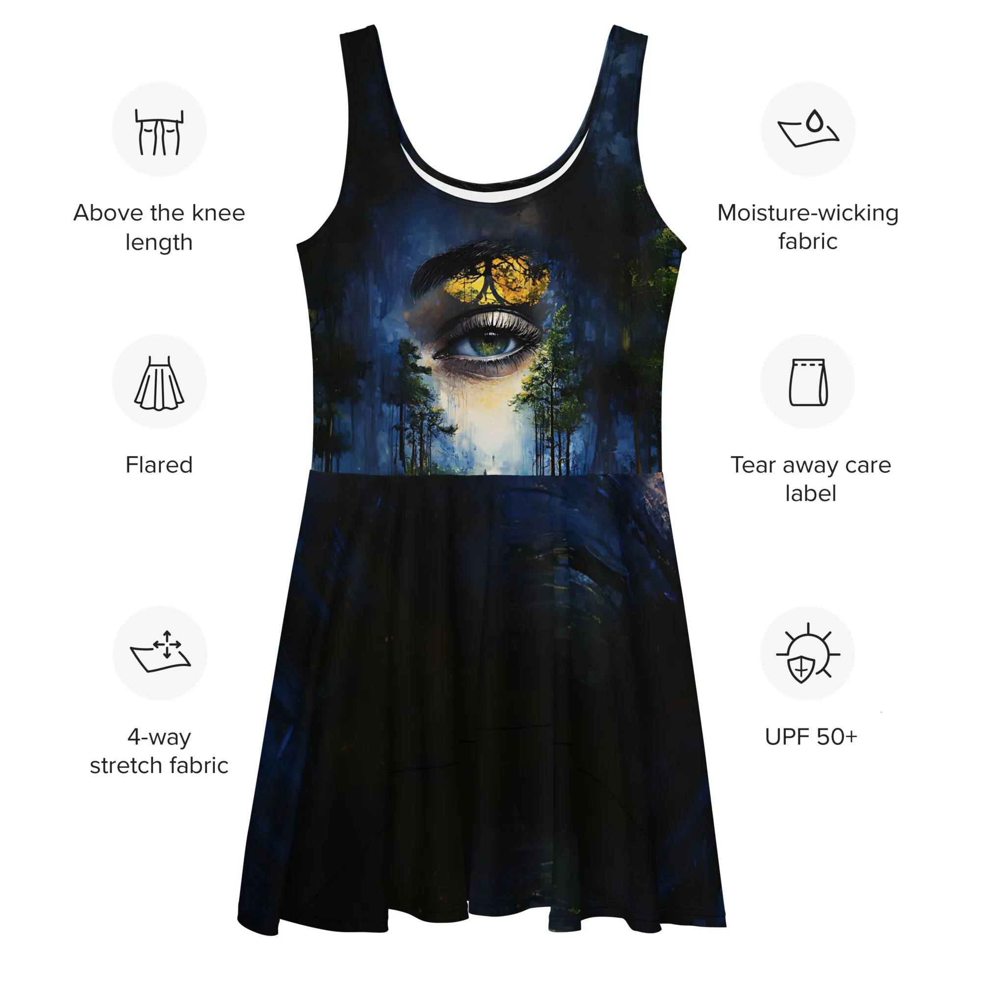 My Golden Path Skater Dress