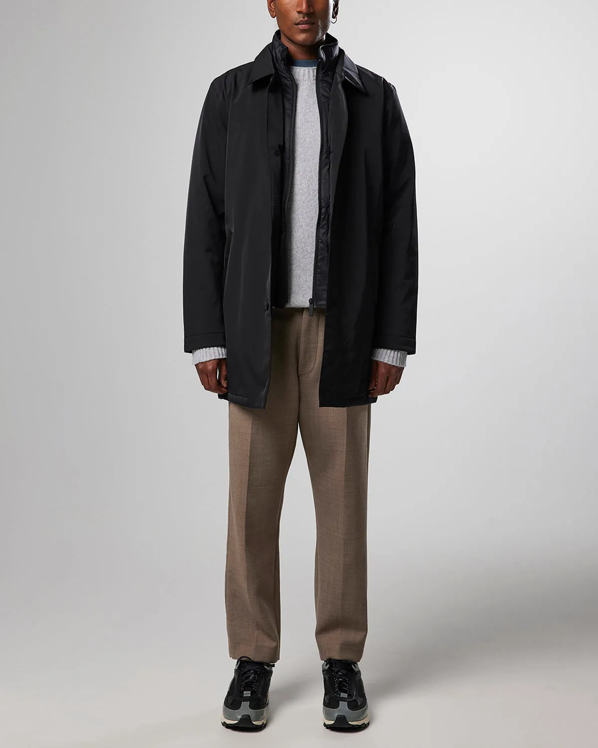 NN07 Blake 8240 Trench Coat in Black
