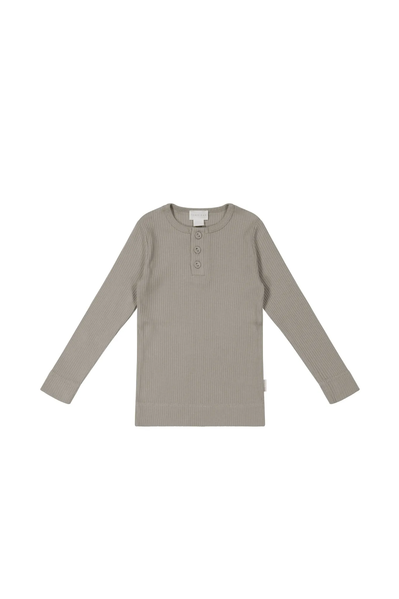 Organic Cotton Modal Long Sleeve Henley - Milford