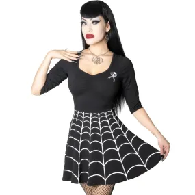 Spiderweb Skater Dress