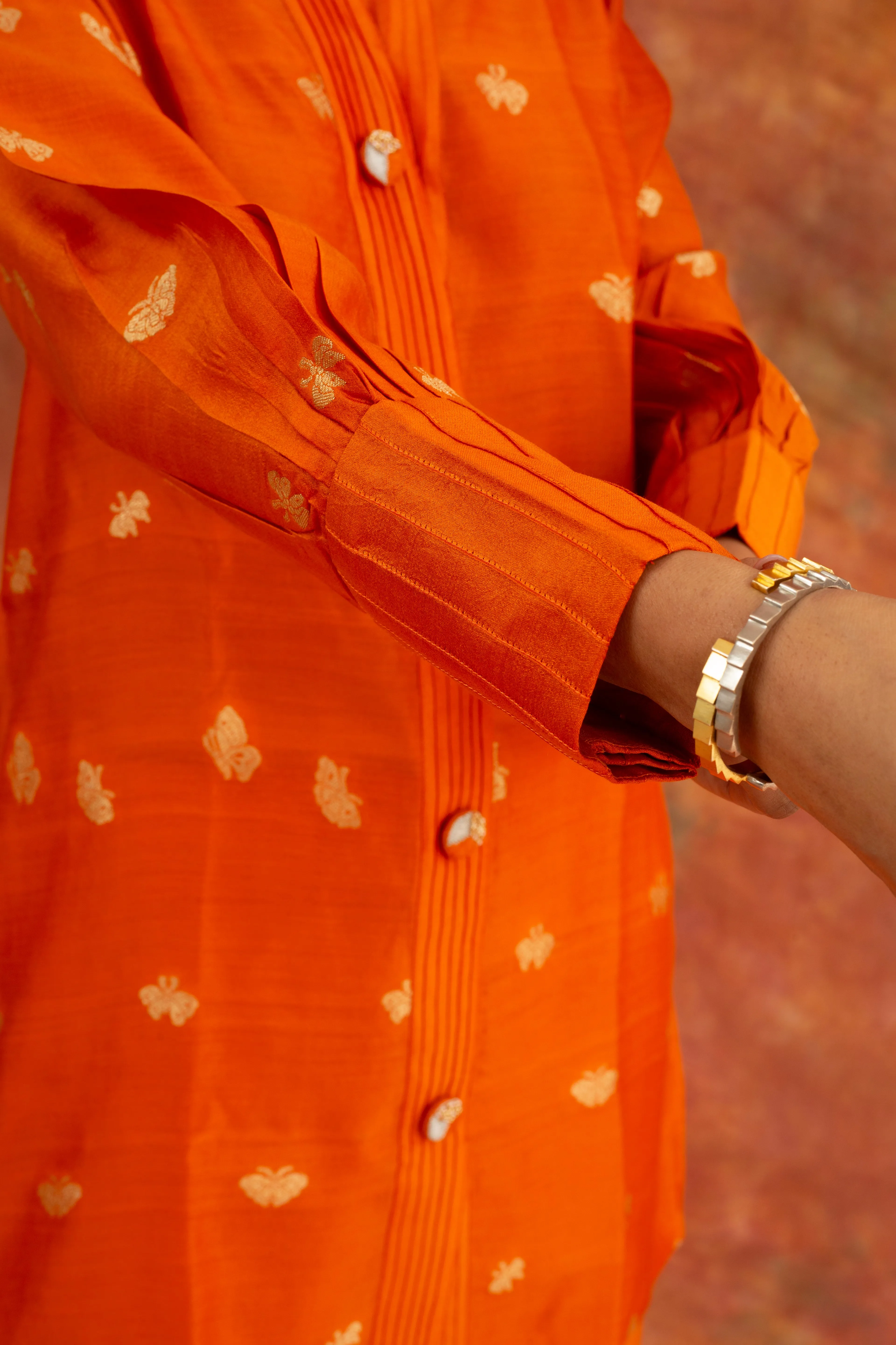 Surmya Co-ord Set in Pepper Orange
