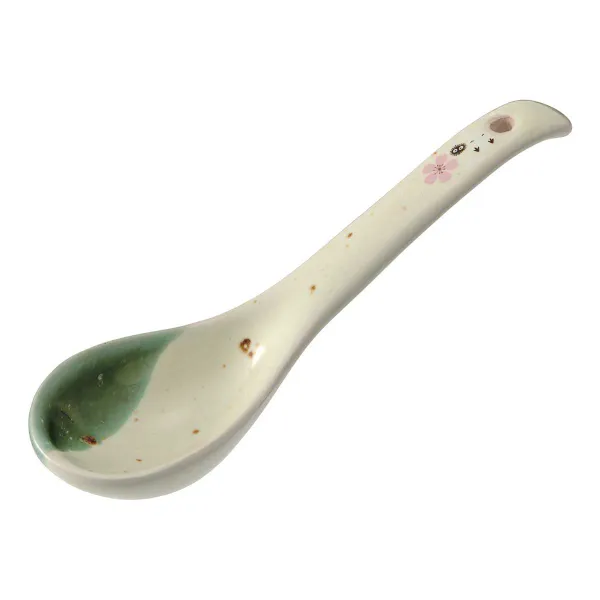 Totoro Traditional Japanese Dish Series - Soup Spoon (Sakura/Cherry Blossom) - My Neighbor Totoro