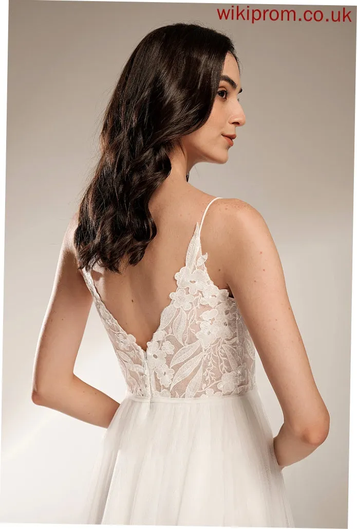 Wedding Dresses Maisie V-neck Wedding Dress Tea-Length A-Line