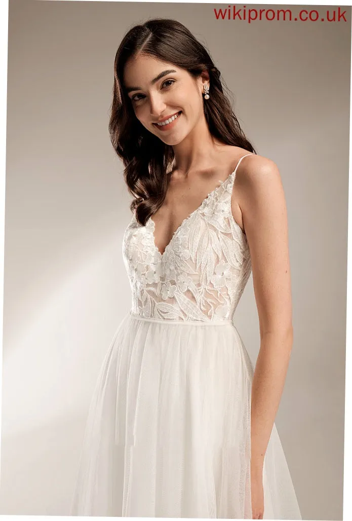 Wedding Dresses Maisie V-neck Wedding Dress Tea-Length A-Line