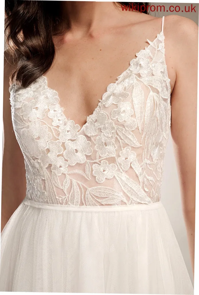 Wedding Dresses Maisie V-neck Wedding Dress Tea-Length A-Line